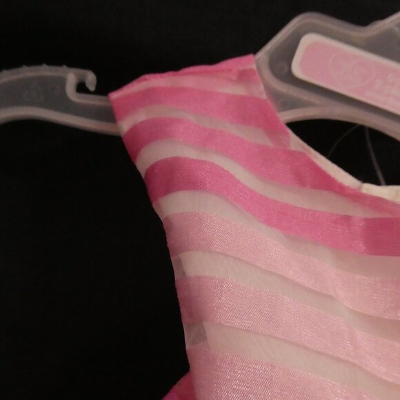 CHILDREN'S PLACE | 0-3 months | Charming Pink Striped Baby Girls Dress | NWT - Picture 3 of 16